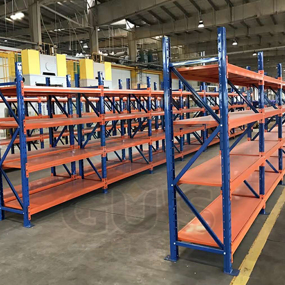 Factory Heavy Duty 5-Layer VNA Pallet Rack Cold Rolled Steel Adjustable Detachable Shelving For Industrial Use