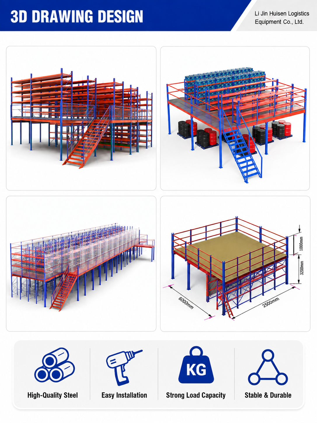 Industrial Storage Racking Platform