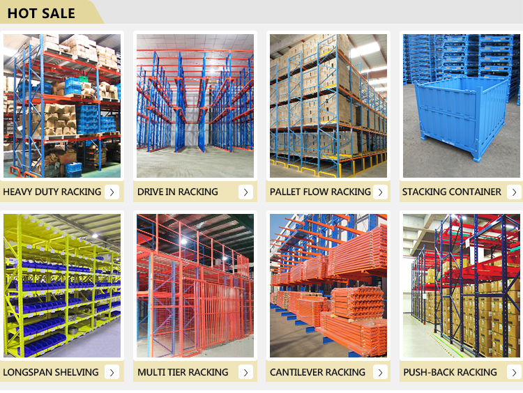 Warehouse Steel Stackable Selective Pallet Rack Industrial Metal Box Pallet