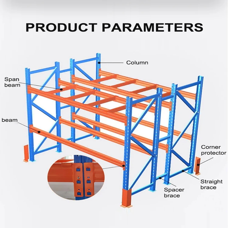 Adjustable Pallet Rack Uprights