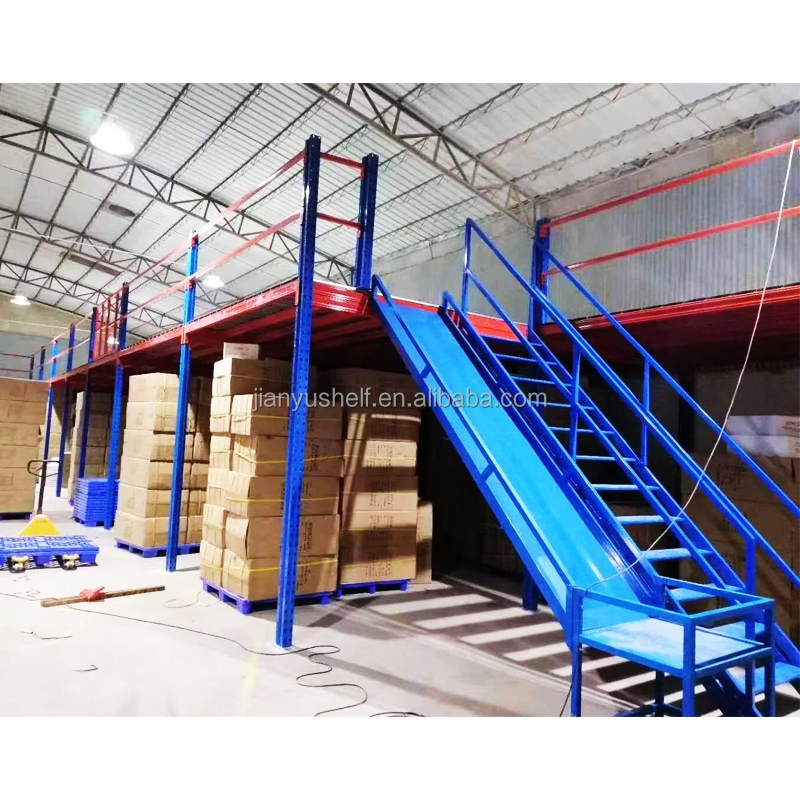 Mezzanine Shelving Structure