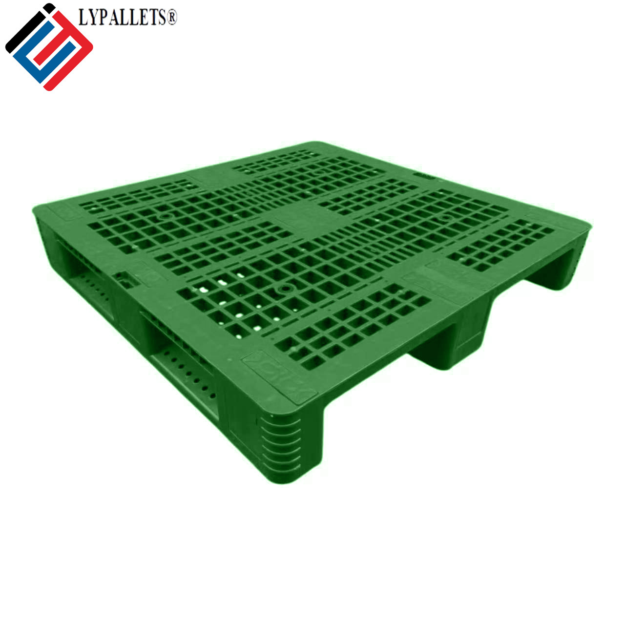 Manufacturer Heavy Duty PP/HDPE Plastic Environmentally Friendly Logistics Pallet Single Side 4-Way Virgin Euro Standard