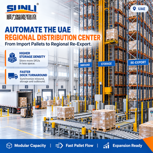 SHUNLI SL-AS004 China Factory Customized Heavy Duty Automated AS&RS Pallet Stacking Rack