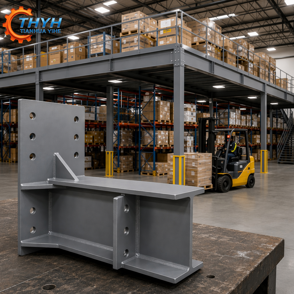 Heavy-Duty Welded Mezzanine Floor Structure Shot Blasted Primer Painted Q345 Q355 Heavy Plate Full QC Certified Stainless Steel