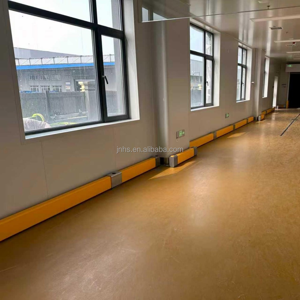 Flexible HDPE Column Protector Forklift Impact Safety Barrier for Warehouse